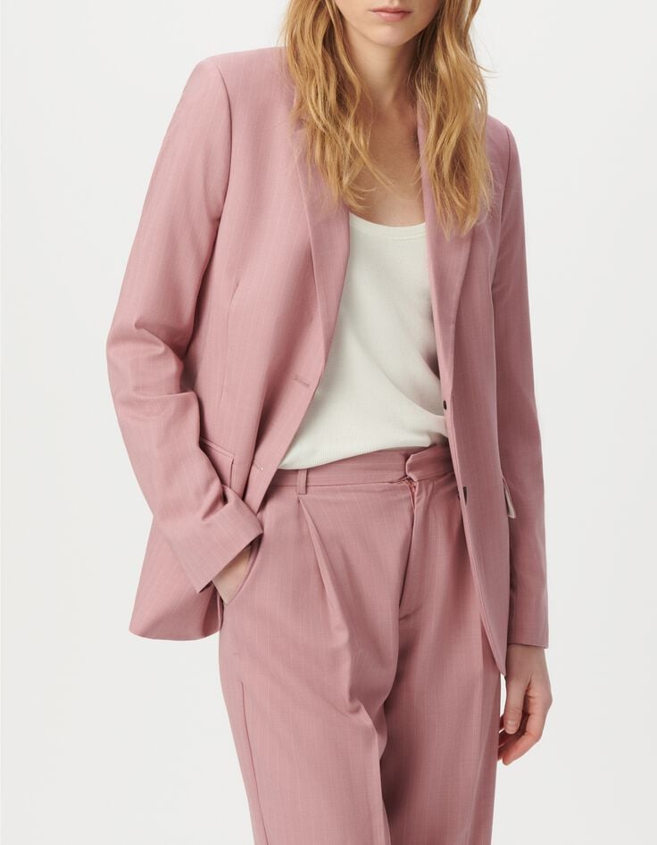 Roze colbert Dames-2