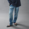 Unisex indigo WATERLESS denim REGULAR Gender Free jeans - IKKS image number 7