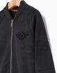 Cardigan-Teddy gris zippé à motifs  garçon-5