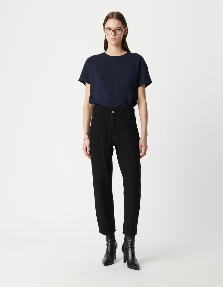 Vaqueros negros rectos 7/8 de Mujer-2 Vaqueros negros rectos 7/8 de Mujer-2