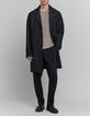 Jogpant noir molleton coutures devant Homme-5