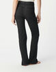 Jean bootcut noir d&eacute;lav&eacute; Femme-3