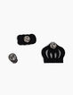 Coffret 3 pins bijoux Couronne Love et Vanité femme-3