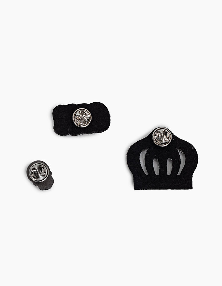 Coffret 3 pins bijoux Couronne Love et Vanité femme-3