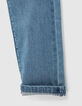 Light Blue Chino-Jungenjeans mit Kordelzug-4