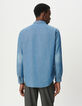 Chemise en jean regular bleu Homme-3