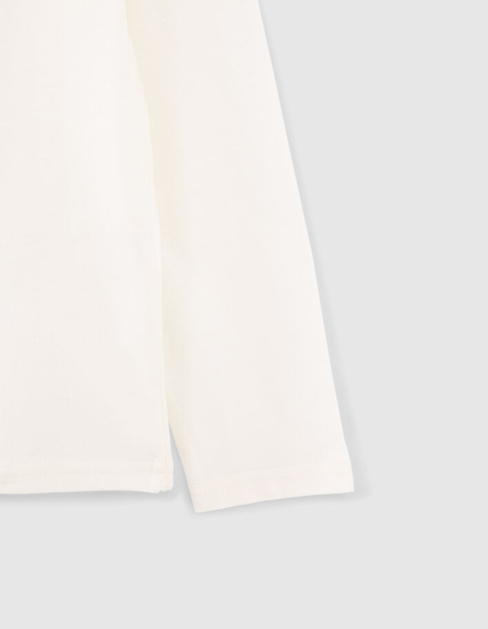 Weiss Jungen-T-Shirt mit Basketballspieler-4