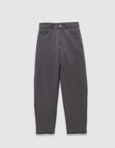 Girls’ grey gaucho jeans - IKKS