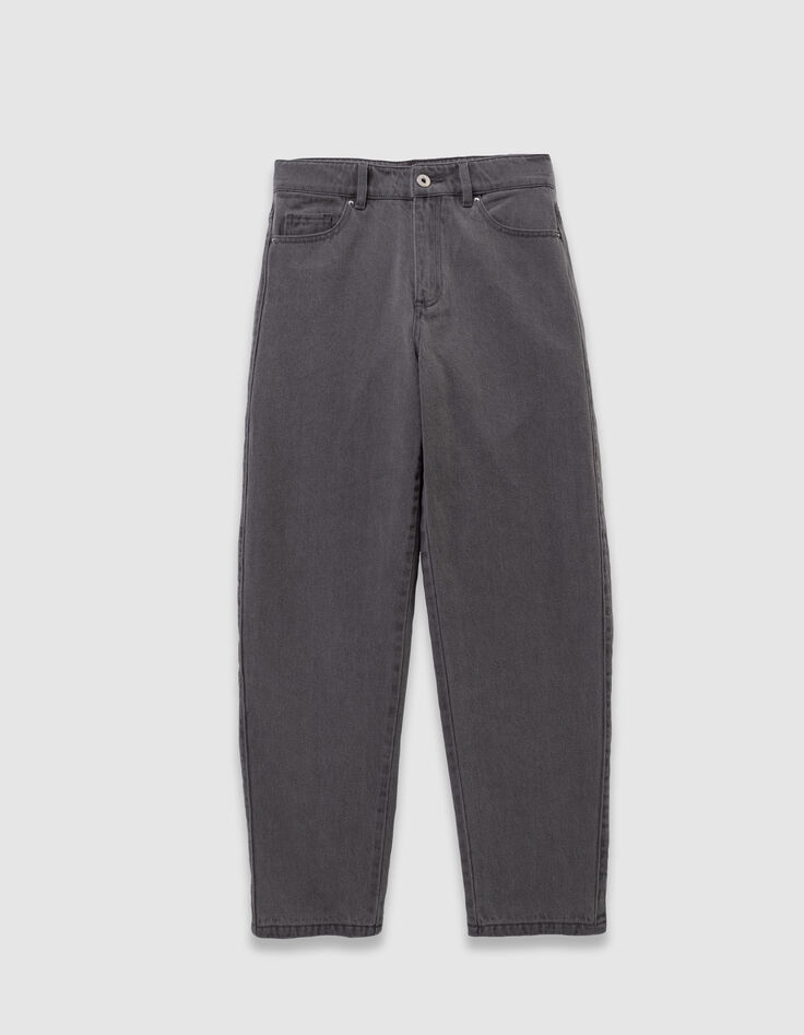 Girls’ grey gaucho jeans-1