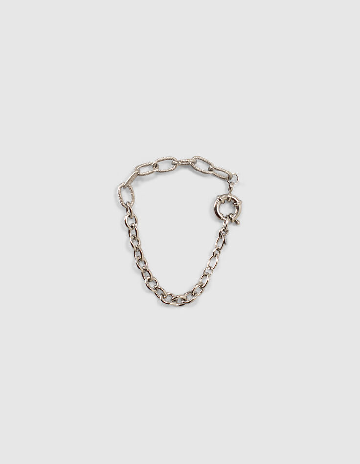 Rockige Damenarmband mit Ketten-1