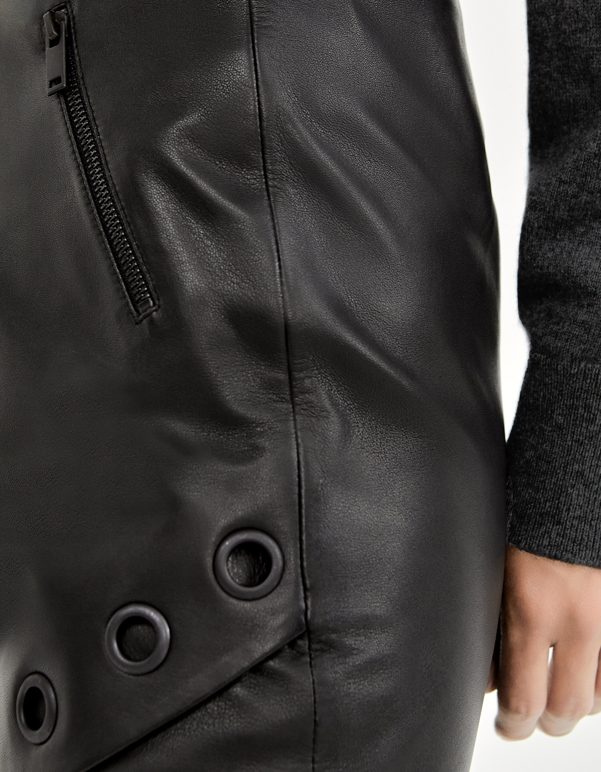 Ikks jupe deals en cuir