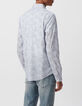Men&rsquo;s storm floral Liberty fabric SLIM shirt-3