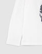 Girls&rsquo; off-white lion-cheerleader image T-shirt-5