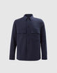 Marineblaues REGULAR-Herrensakko mit mehreren Taschen-7