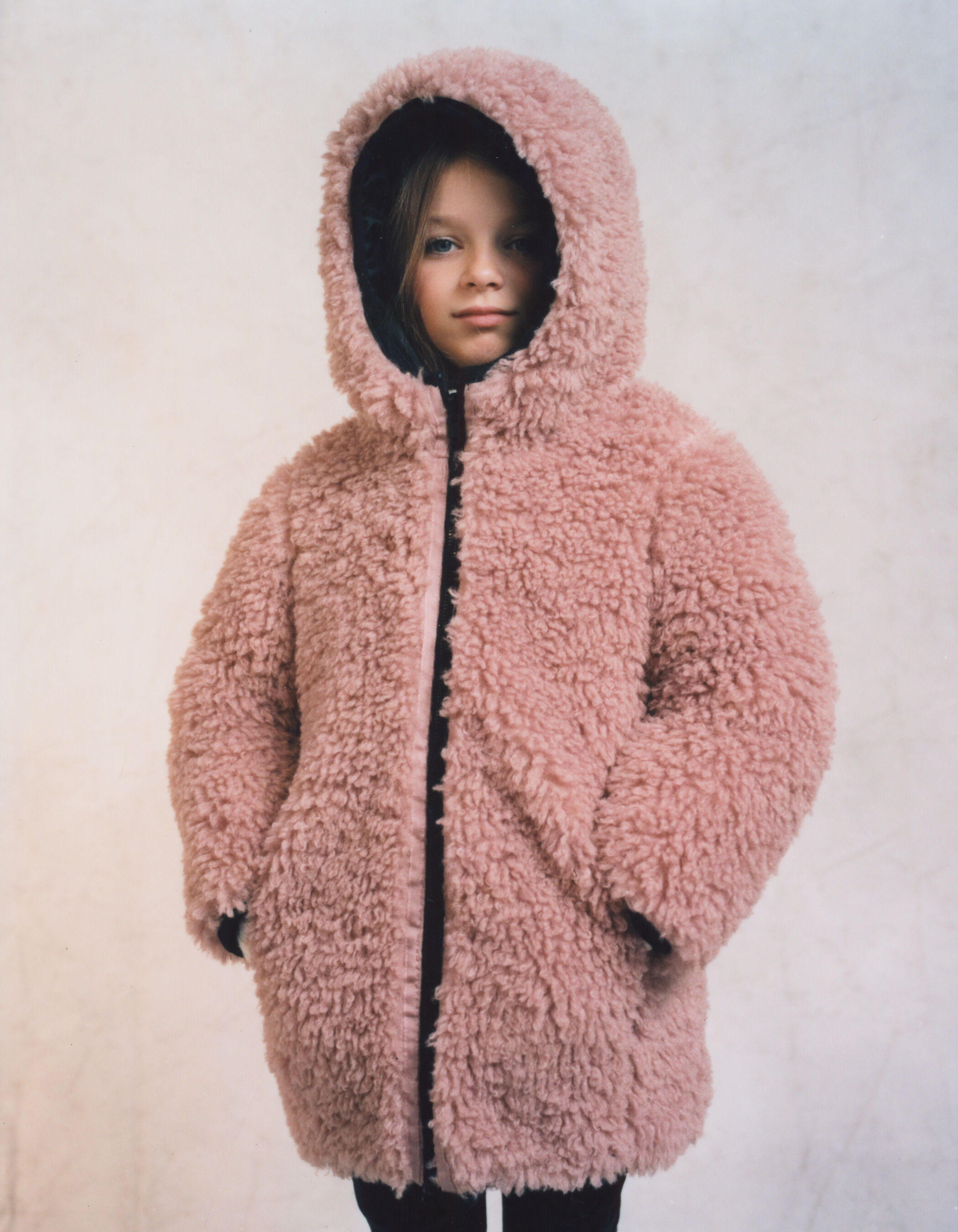 Pink reversible sherpa jacket store
