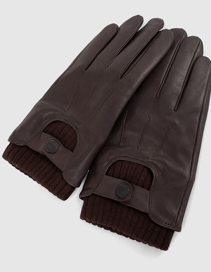 Gants de travail en cuir véritable Aksel-Homme - Lacroix espace