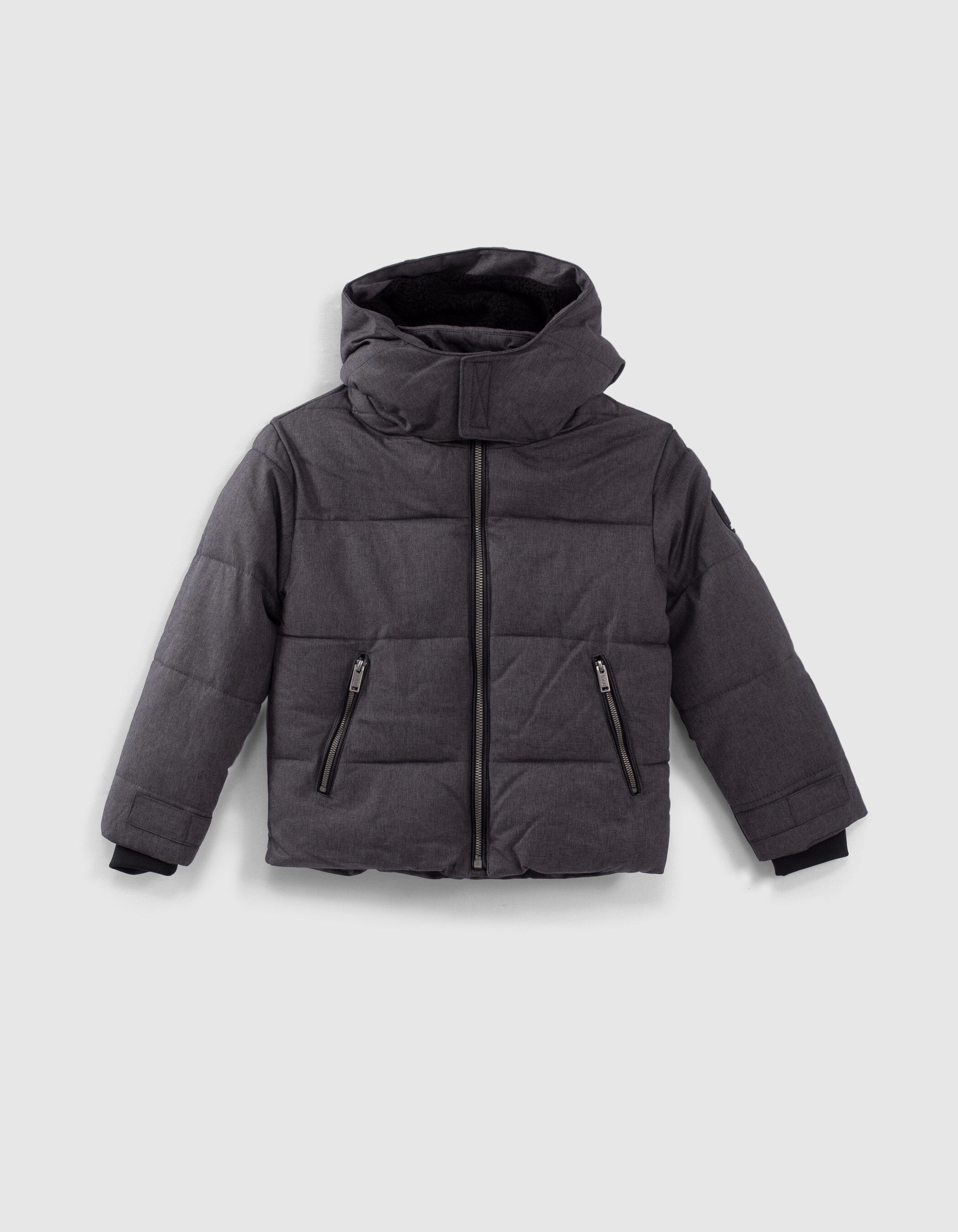 Boys grey padded jacket sale