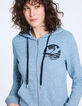 Sweat à capuche bleu visuel Los Angeles femme-4