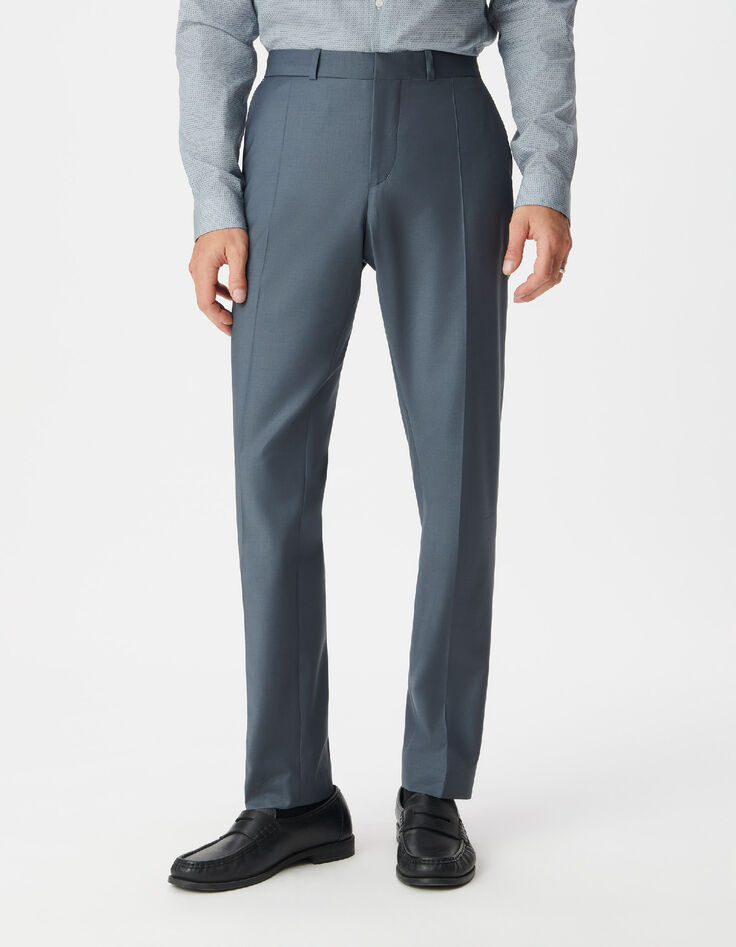 Pantalon de costume bleu TRAVEL SUIT Homme-2