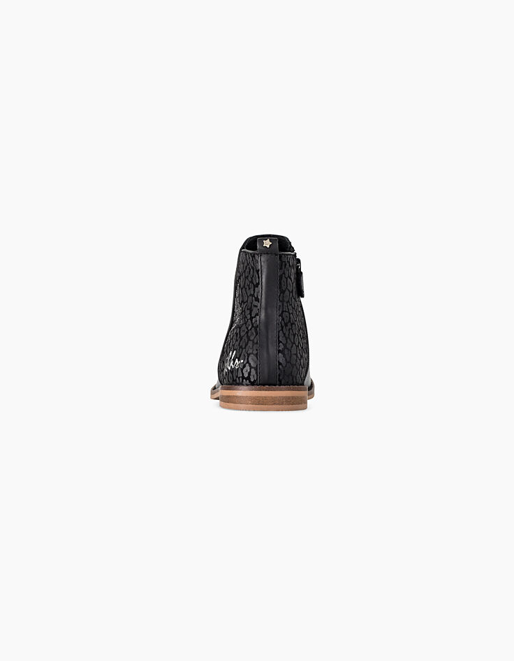 Schwarze Mädchenstiefeletten-5