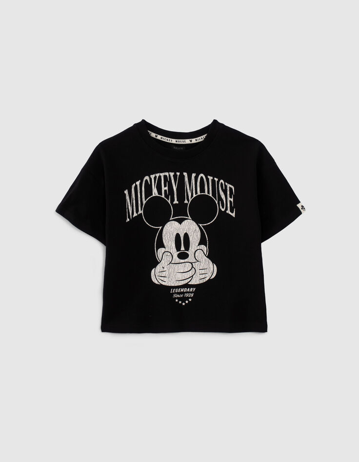 Camiseta negra Mickey IKKS - MICKEY ni&ntilde;a-1