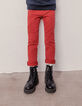 Mittelrote Slim-Jungenjeans -2