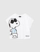 Camiseta blanco roto cropped SNOOPY ni&ntilde;a-1