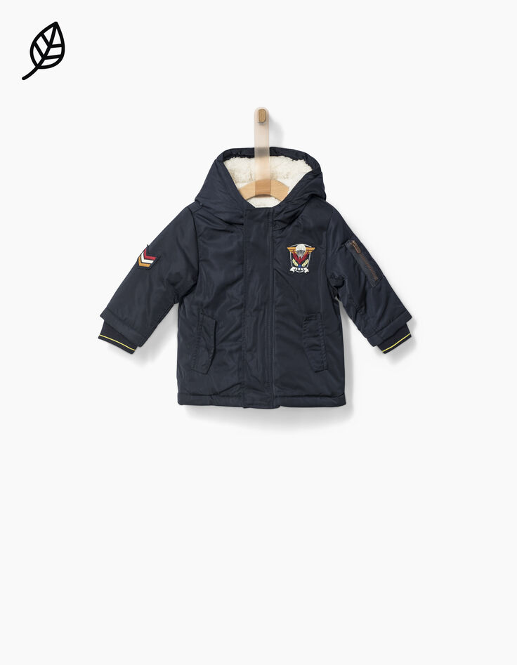 Parka marina bebé niño-1