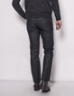 Men's slim coated jeans-3