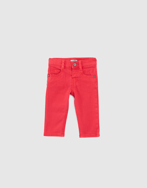 Gebleekt rode jeans babyjongens - IKKS
