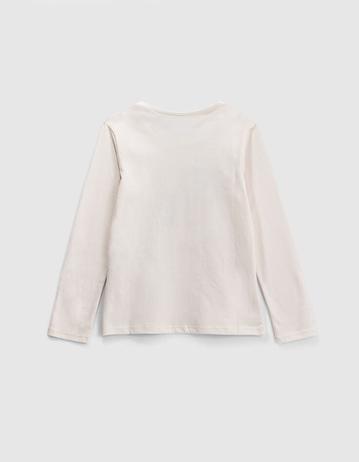 Camiseta cruda visual deportivas de lunares niña-4 Camiseta cruda visual deportivas de lunares niña-4