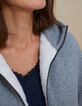 Parka 2 en 1 babery green avec cardigan gris I.Code-5