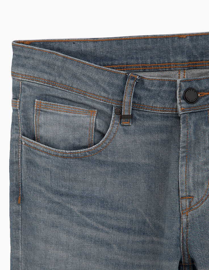 Men's blue slim jeans-4 Men's blue slim jeans-4