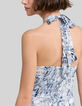 Robe écrue LENZING™ ECOVERO™ imprimé tatoo Femme-5