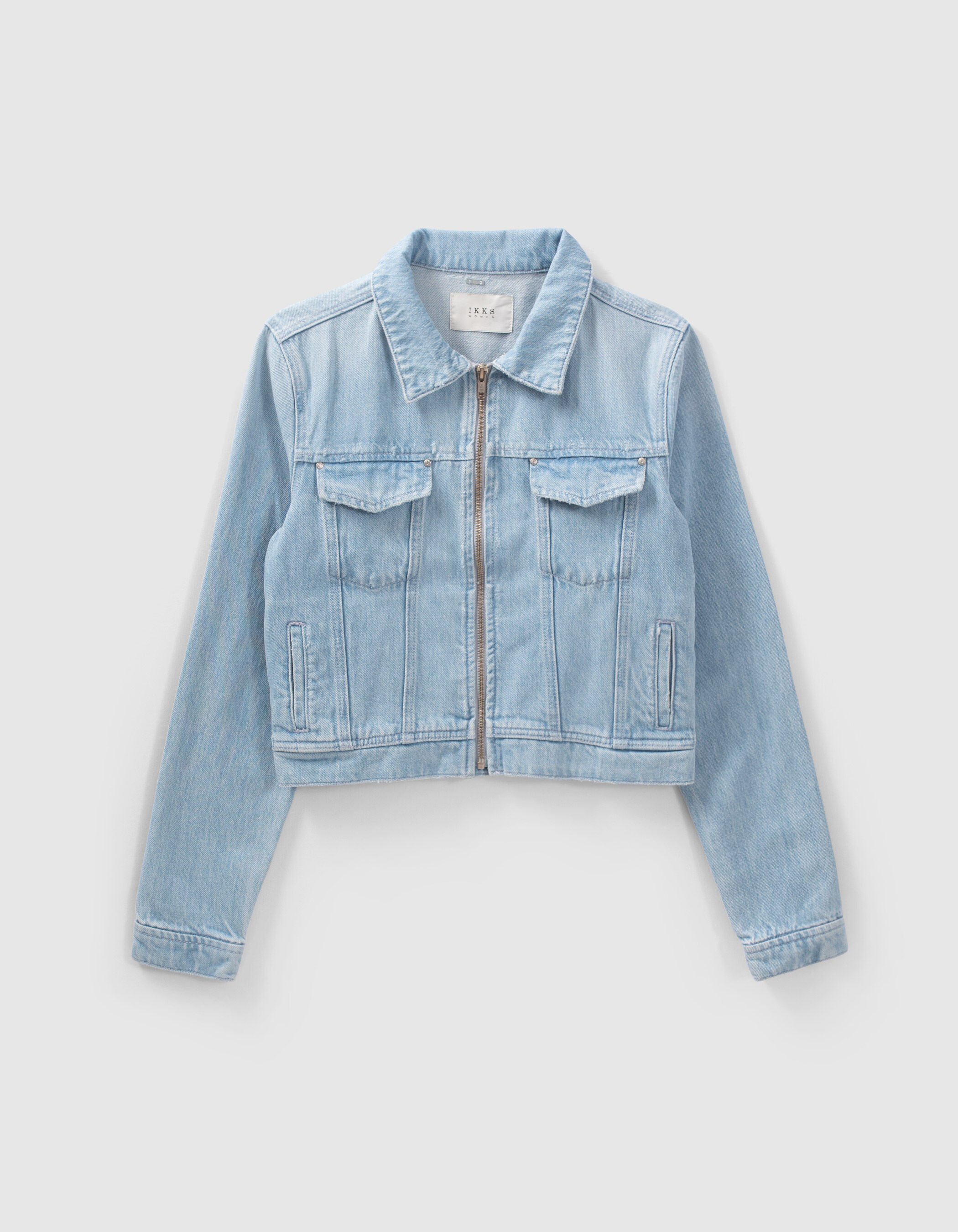 Veste en jean ikks femme outlet