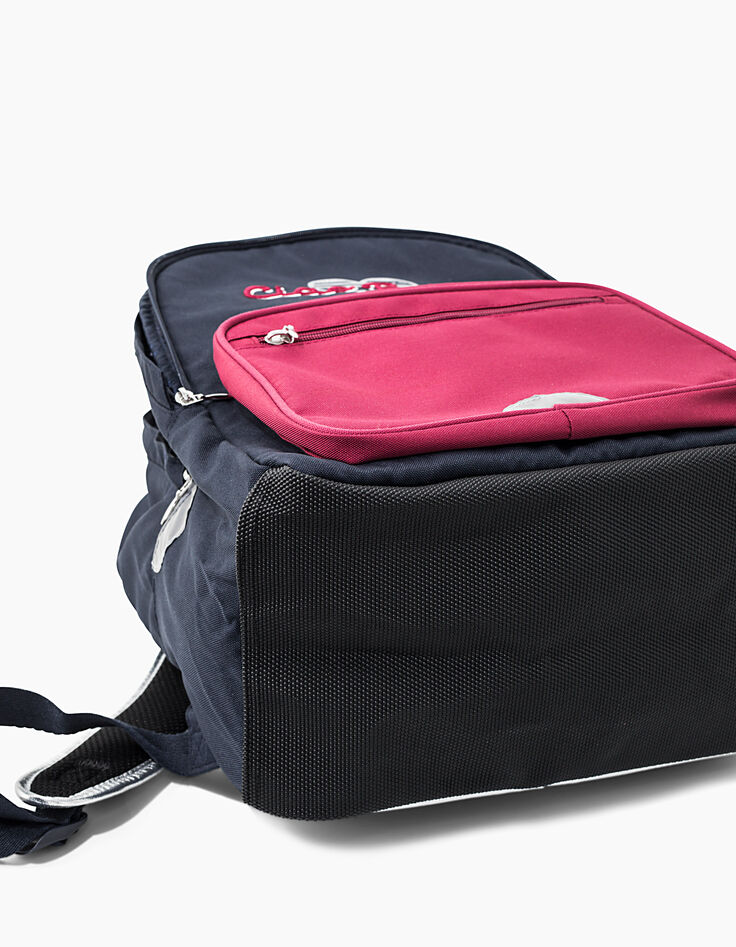 Girls navy IKKS Ciao Bella backpack -5