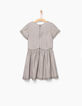Girls’ grey flowing dress, placed embroidery-3