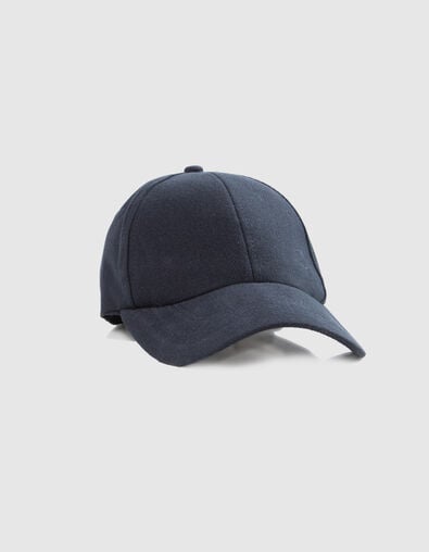 Gender Free-Dark navy geborduurde pet Uniseks - IKKS