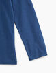 Boys’ raw blue T-shirt with Tokyo neon photos-5