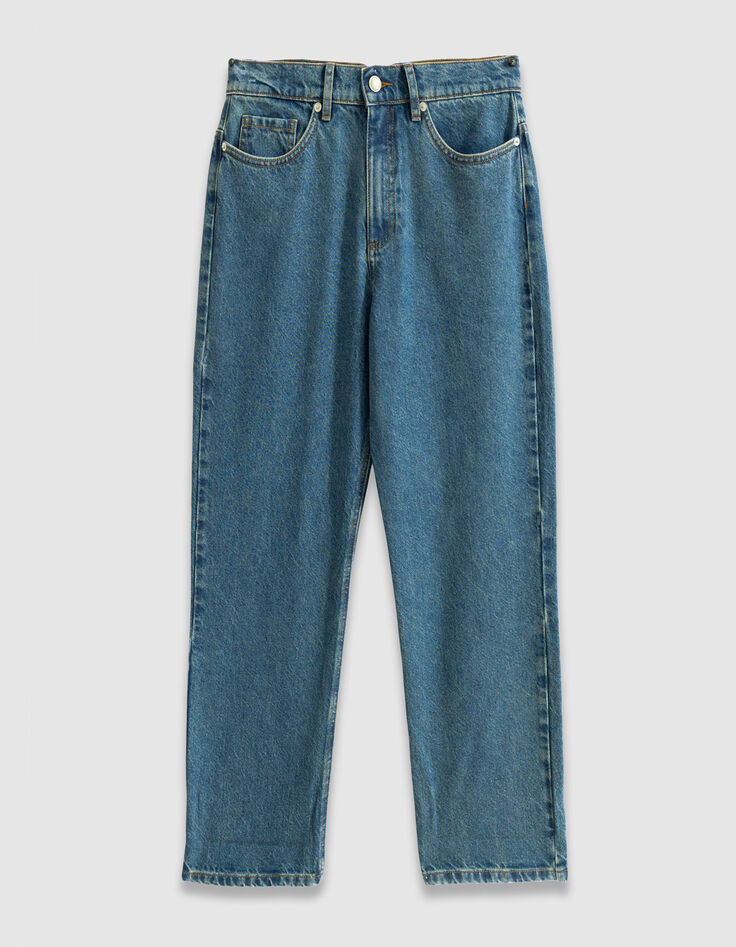 Jean boyfriend bleu longueur cropped Charlotte Femme-7