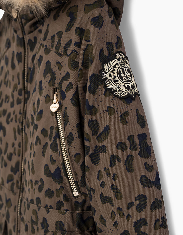 Parka léopard fille-5