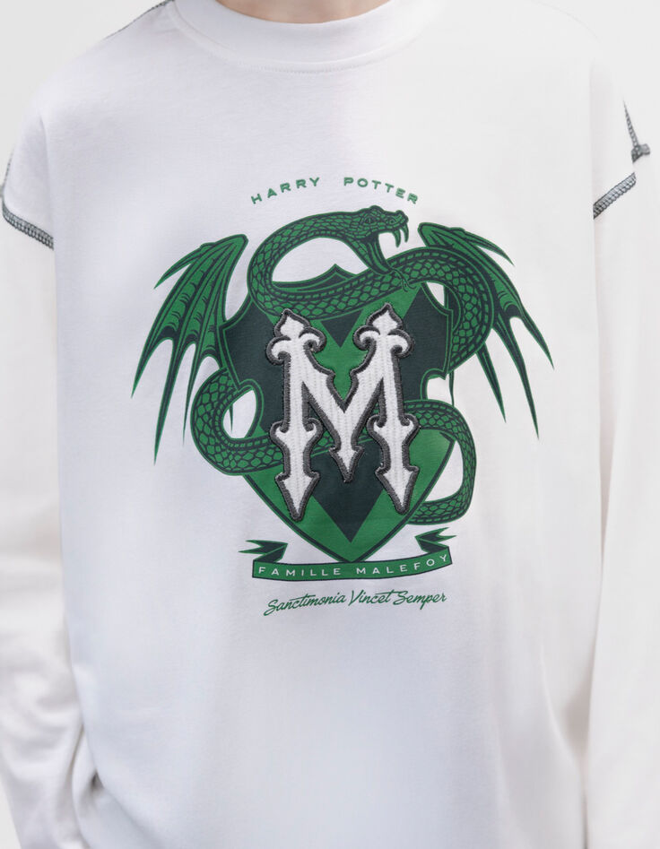 Camiseta blanca algodón Harry Potter niño-2