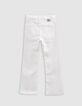 Jean FLARE écru décor clous et oeillets fille-4
