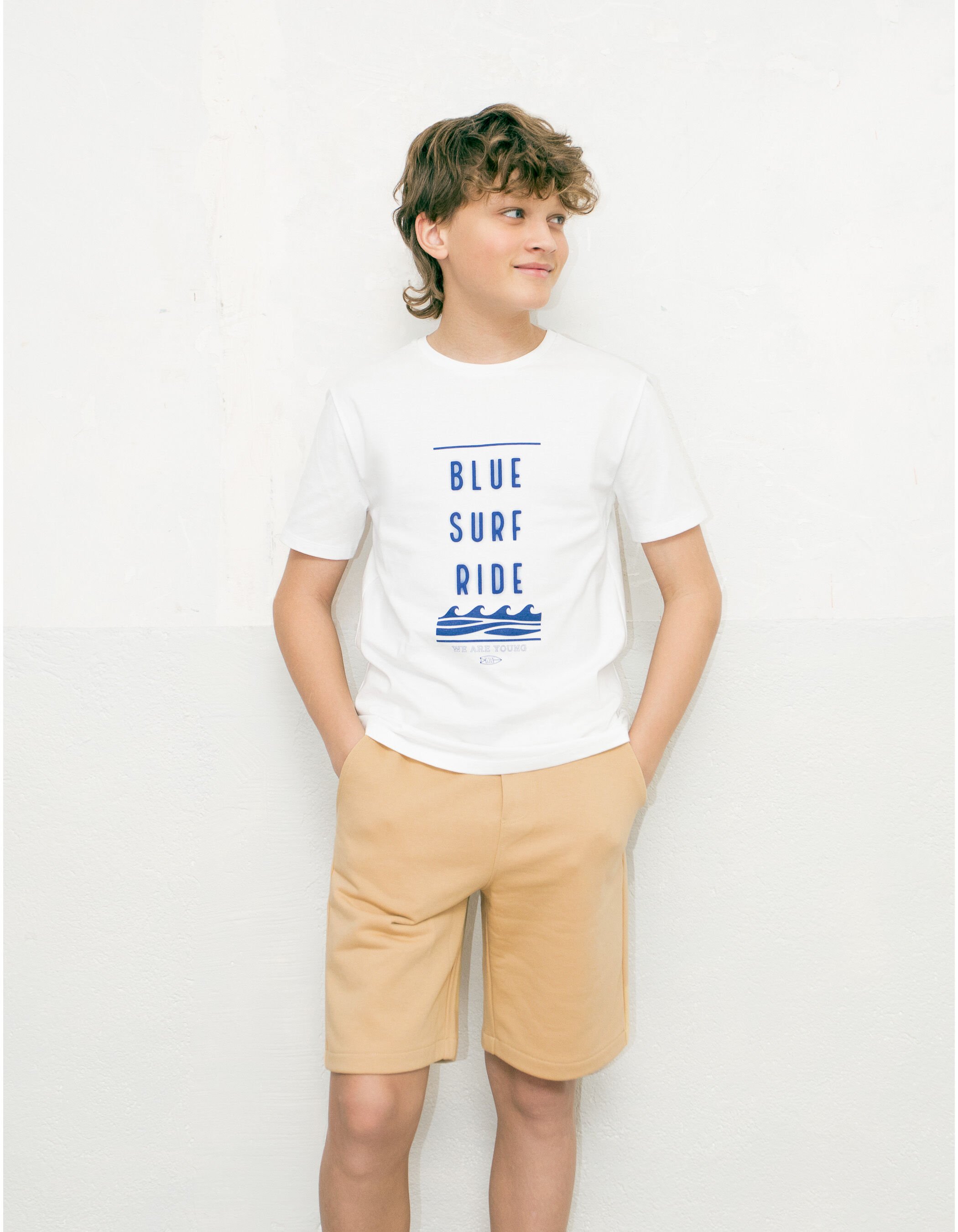 Sweatshirt material shorts store