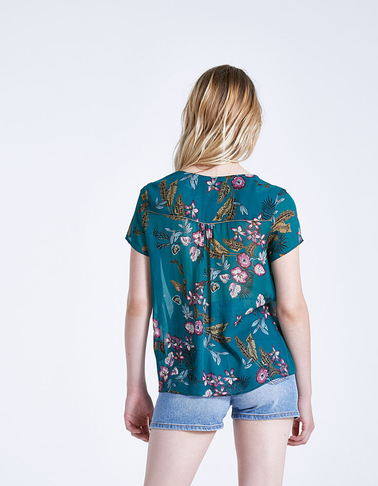 Top floral viscose femme-4 Top floral viscose femme-4