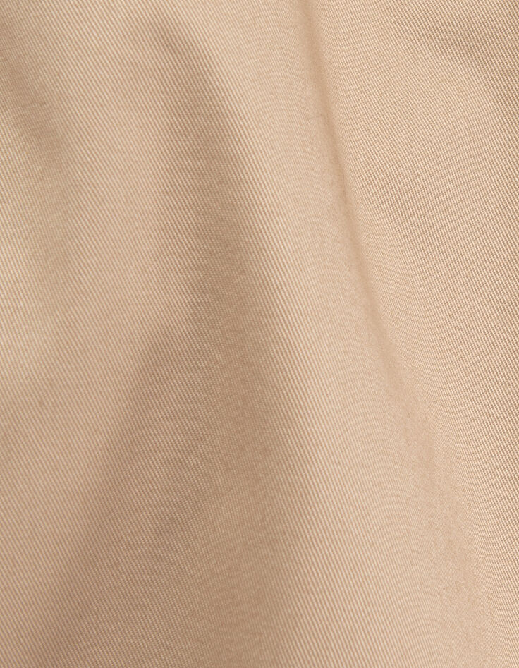 Unisex beige Gender Free trench coat-10