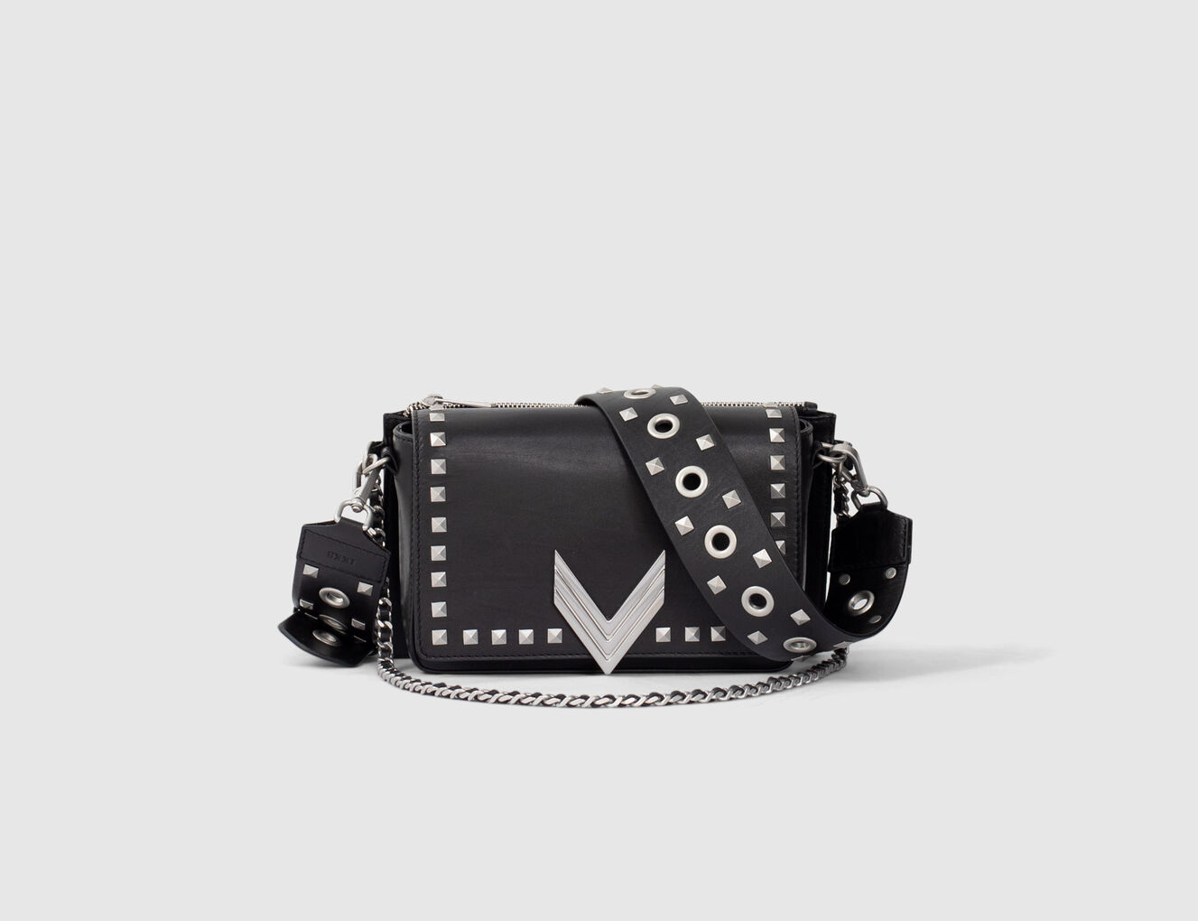 Le 111 Janis cuir de vachette glacé noir rock femme - IKKS-1