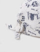 Casquette écrue imprimé toile de Jouy fille-6