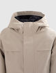 Boys’ beige parka with heat-sealed seams-2
