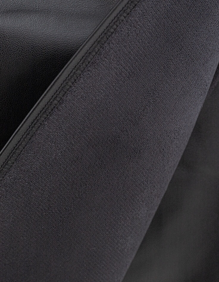 Jupe crayon noire forme portefeuille Femme-8